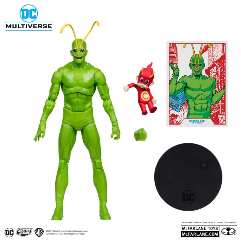 DC Multiverse Set of 3 Action Figures Ambush Bug (DC Classic), Booster Gold (Futures End), Mr. Freeze Wave 18 18cm