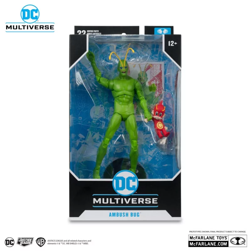 DC Multiverse Set of 3 Action Figures Ambush Bug (DC Classic), Booster Gold (Futures End), Mr. Freeze Wave 18 18cm