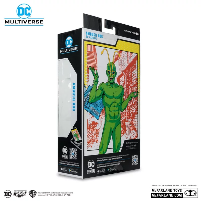DC Multiverse Set of 3 Action Figures Ambush Bug (DC Classic), Booster Gold (Futures End), Mr. Freeze Wave 18 18cm
