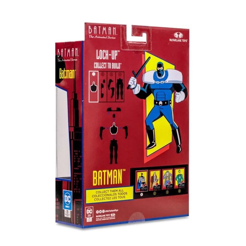 DC Direct Set de 4 Action Figurines Build-A Wave 2: Batman: The Animated Series (BAF: Lock-Up) 15cm