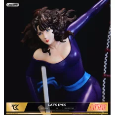 Signé Cat's Eyes Statue Diorama 1/6 Hitomi, Ai et Rui 51cm