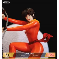Signé Cat's Eyes Statue Diorama 1/6 Hitomi, Ai et Rui 51cm