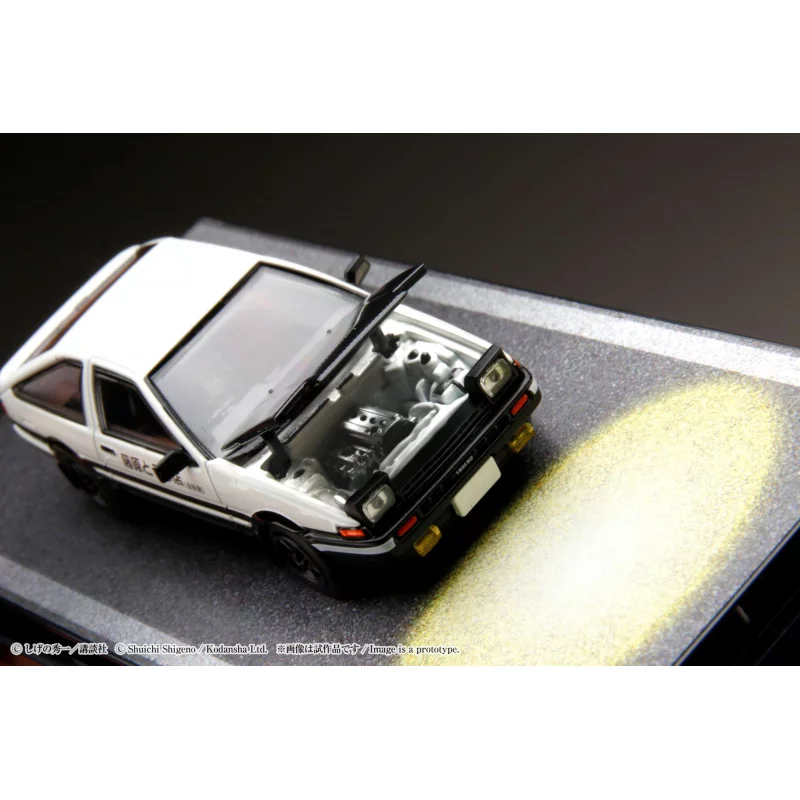 Initial D Toyota Sprinter Trueno GT APEX (AE86) / Engine Equipped Model VS Tomoyuki Tachi 1/64