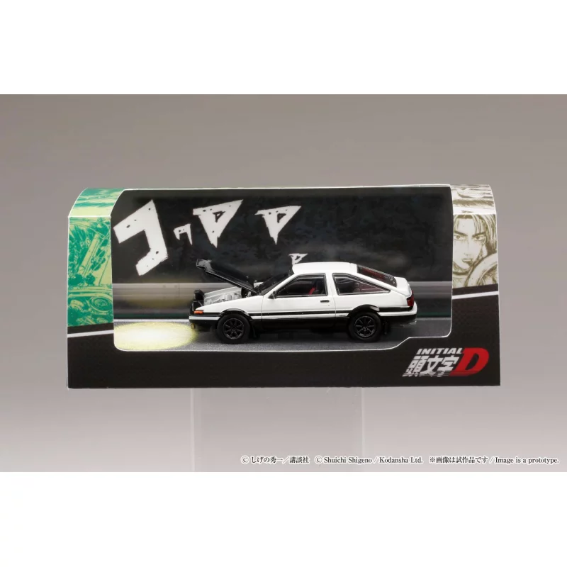 Initial D Toyota Sprinter Trueno GT APEX (AE86) / Engine Equipped Model VS Tomoyuki Tachi 1/64