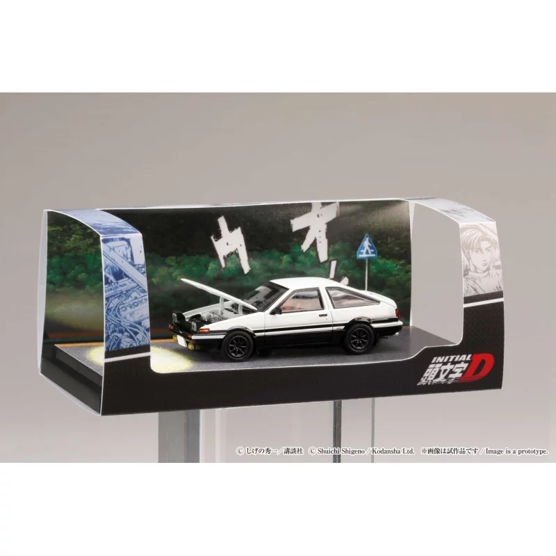 Initial D Toyota Sprinter Trueno GT APEX (AE86) / Engine Equipped Model Kyoichi Sudo 1/64