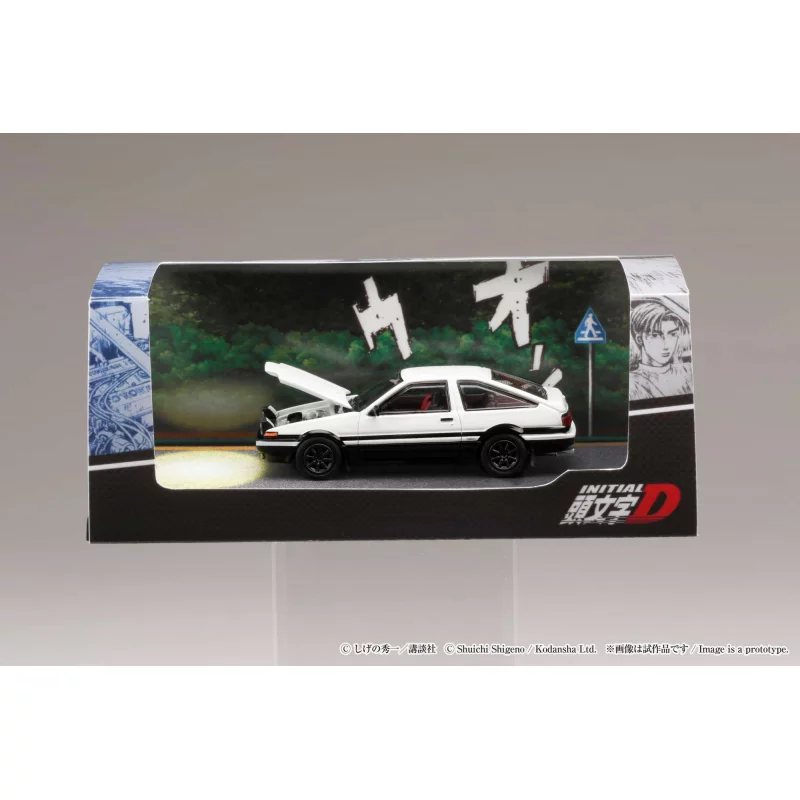 Initial D Toyota Sprinter Trueno GT APEX (AE86) / Engine Equipped Model Kyoichi Sudo 1/64