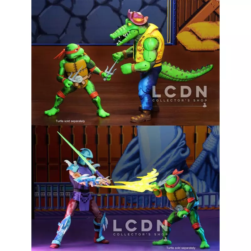 Teenage Mutant Ninja Turtles: Turtles in Time Videogame Series 2 Set of 4 Action Figures 18 cm