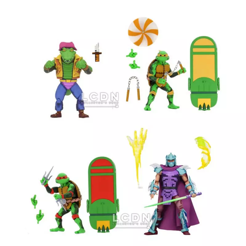 Teenage Mutant Ninja Turtles: Turtles in Time Videogame Series 2 Set of 4 Action Figures 18 cm