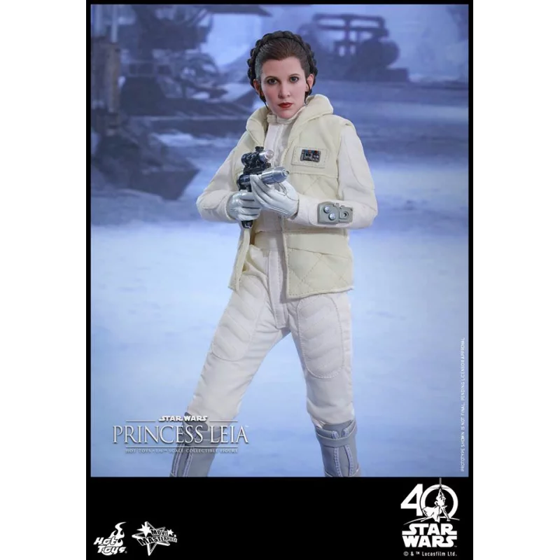 Hot Toys MMS423 Star Wars L&#039;Empire Contre-Attaque Princesse Leia 1/6 Collectible Figurine 26cm (Neuf)
