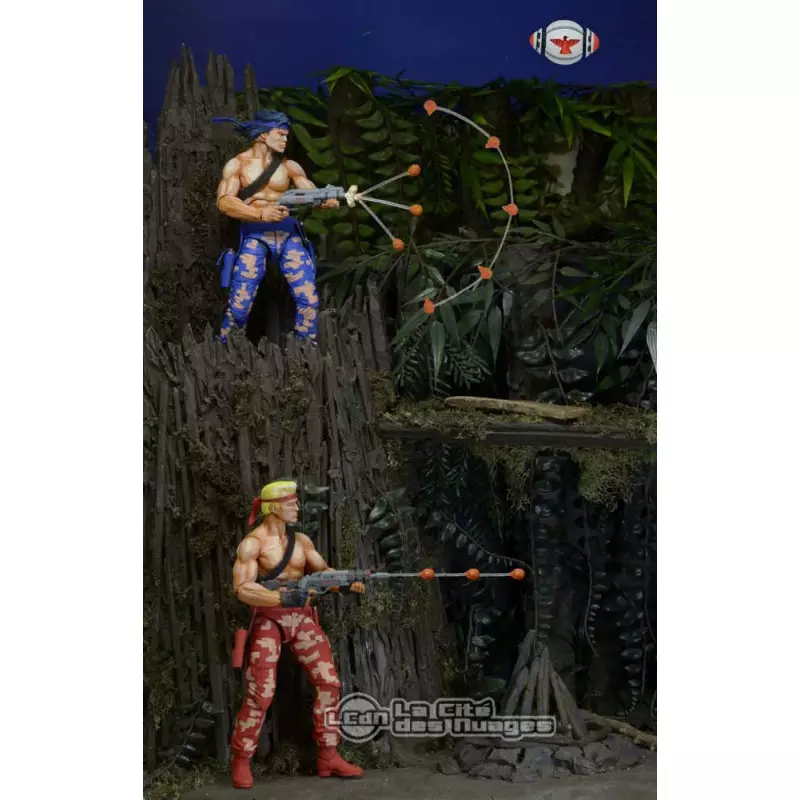 Contra Bill &amp; Lance 2-Pack Video Game Appearance Action Figures 18 cm