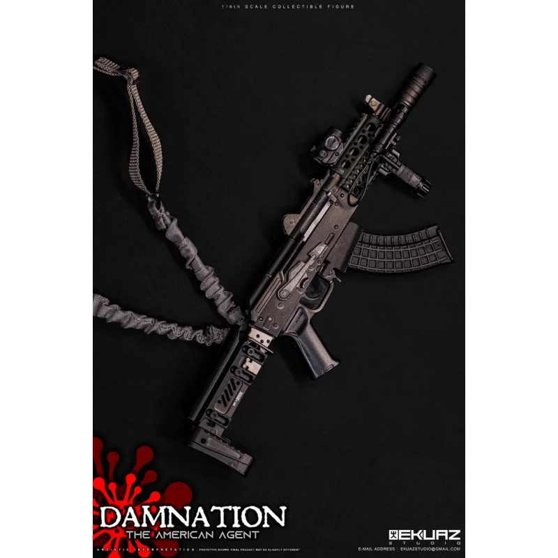 Damnation The American Agent Collectible Action Figurine 1/6 Ekuaz Studio EKS09