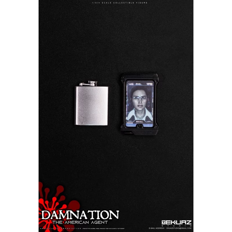 Damnation The American Agent Collectible Action Figurine 1/6 Ekuaz Studio EKS09