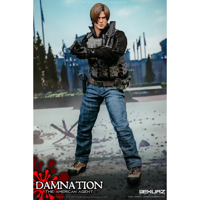 Damnation The American Agent Collectible Action Figurine 1/6 Ekuaz Studio EKS09