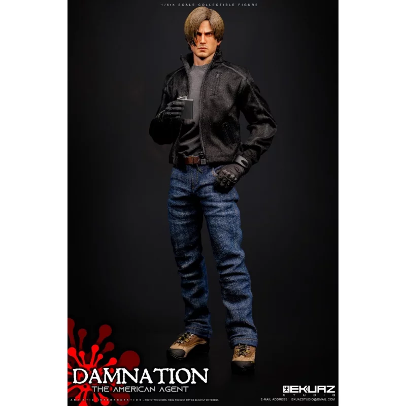 Damnation The American Agent Collectible Action Figurine 1/6 Ekuaz Studio EKS09