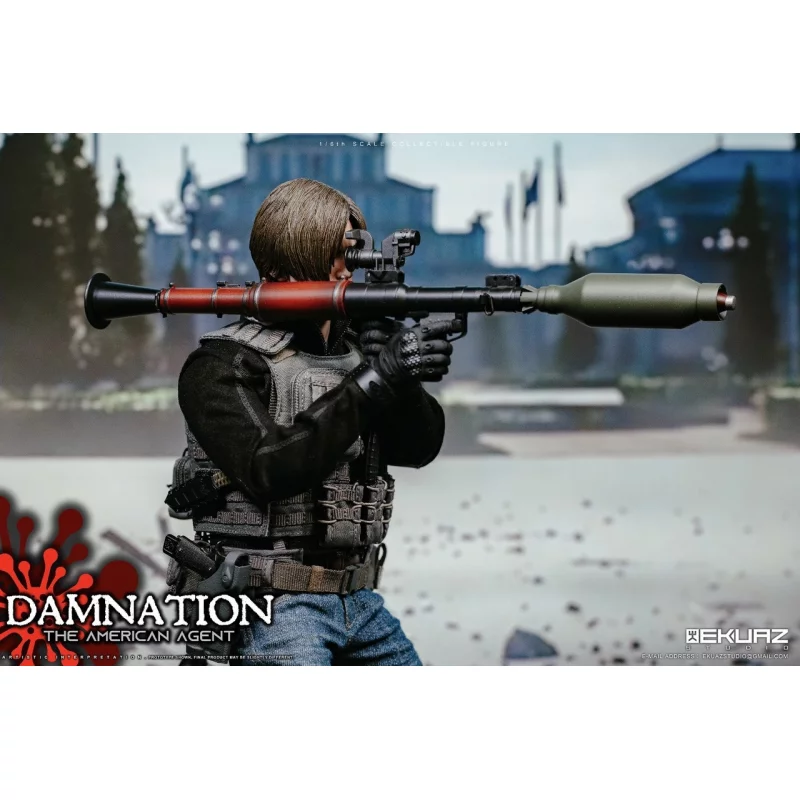 Damnation The American Agent Collectible Action Figurine 1/6 Ekuaz Studio EKS09