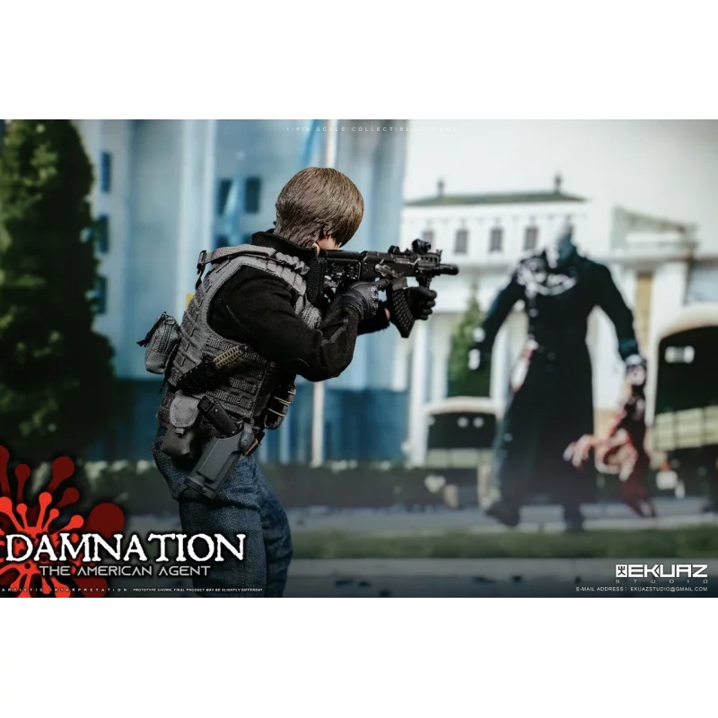 Damnation The American Agent Collectible Action Figurine 1/6 Ekuaz Studio EKS09