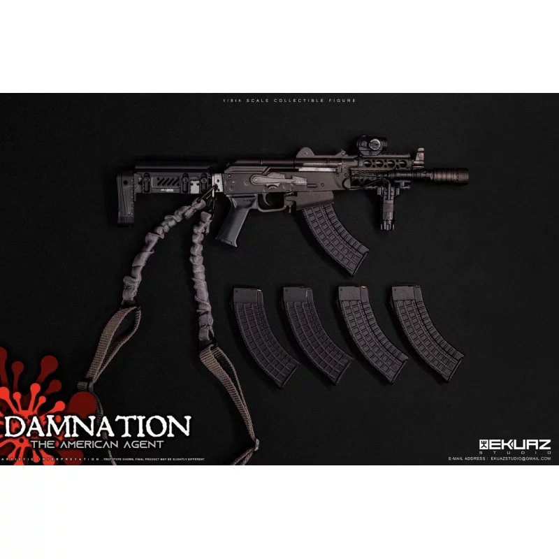 Damnation The American Agent Collectible Action Figurine 1/6 Ekuaz Studio EKS09