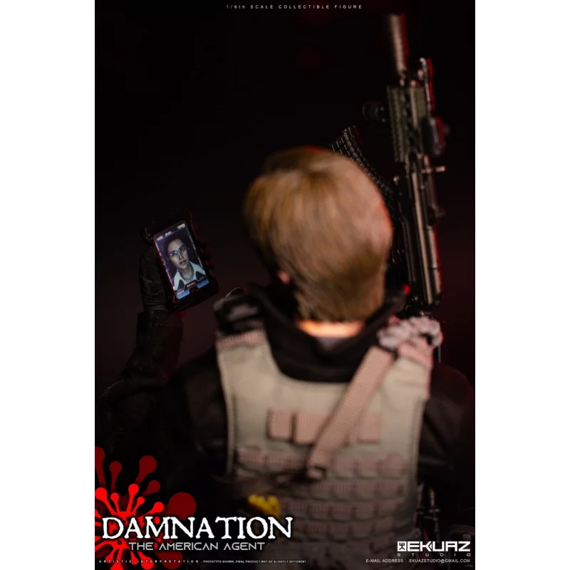 Damnation The American Agent Collectible Action Figurine 1/6 Ekuaz Studio EKS09