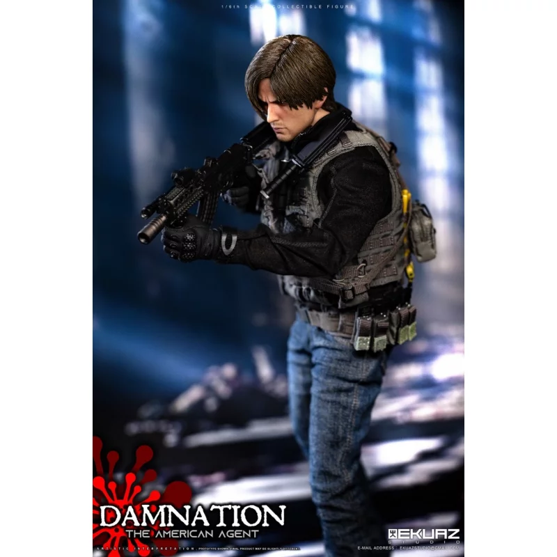 Damnation The American Agent Collectible Action Figurine 1/6 Ekuaz Studio EKS09