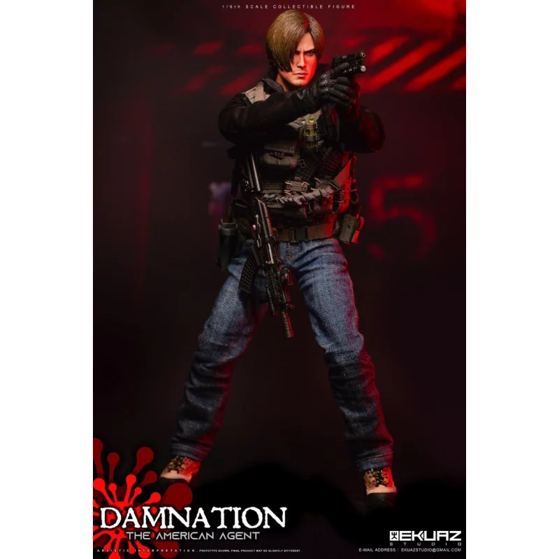 Damnation The American Agent Collectible Action Figurine 1/6 Ekuaz Studio EKS09