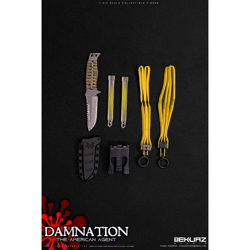 Damnation The American Agent Collectible Action Figurine 1/6 Ekuaz Studio EKS09