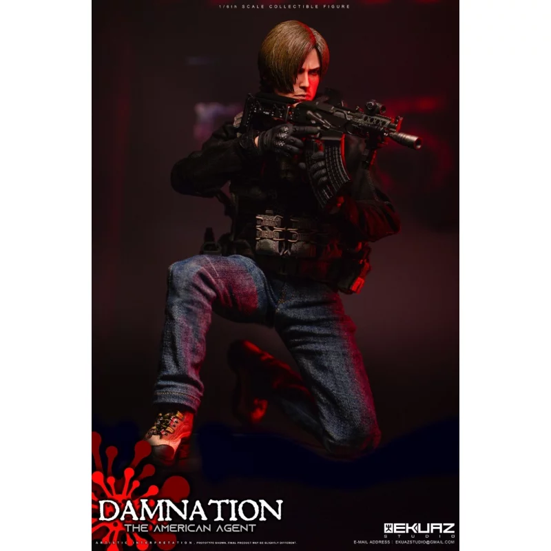 Damnation The American Agent Collectible Action Figurine 1/6 Ekuaz Studio EKS09