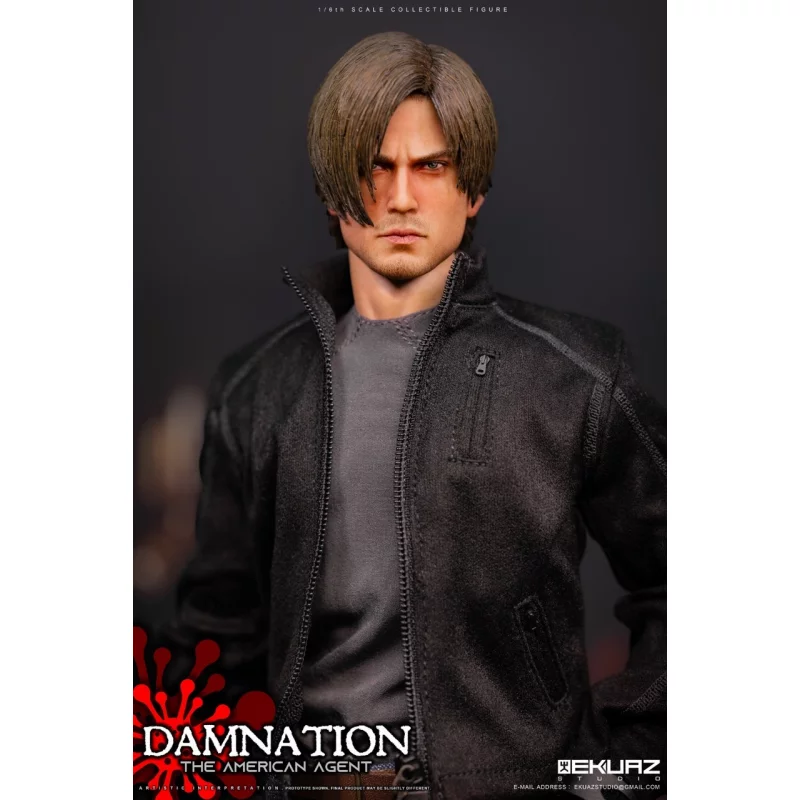 Damnation The American Agent Collectible Action Figurine 1/6 Ekuaz Studio EKS09