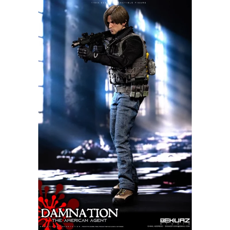 Damnation The American Agent Collectible Action Figurine 1/6 Ekuaz Studio EKS09
