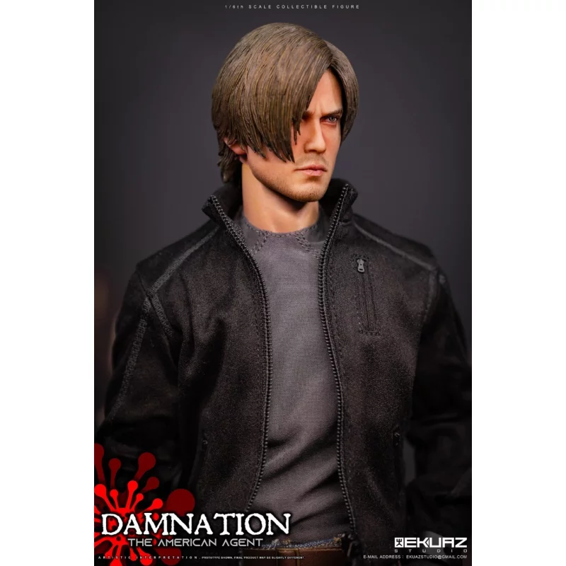 Damnation The American Agent Collectible Action Figurine 1/6 Ekuaz Studio EKS09