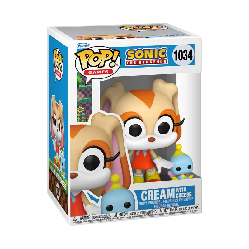 Sonic POP! &amp; Buddy Games Cream with Cheese Figure 10cm N°1034