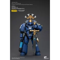 Warhammer The Horus Heresy Action Figurine 1/18 Ultramarines MK VI Tactical Squad Sergean Plasma Pistol Power Sword 20cm