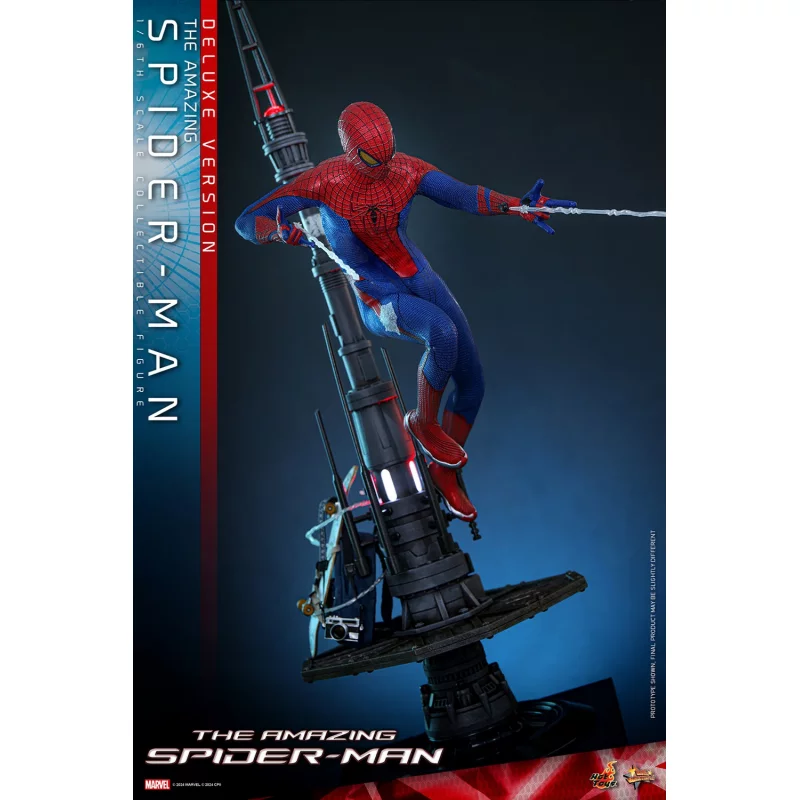 Hot Toys MMS772 The Amazing Spider-Man Collectible Action Figurine 1/6 The Amazing Spider-Man (Deluxe Version) 30cm