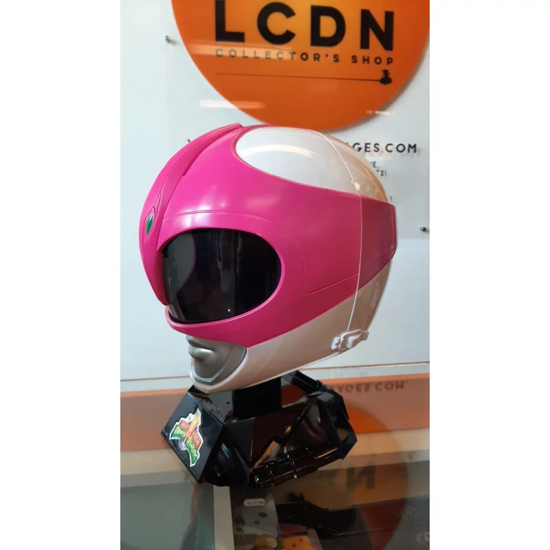 Mighty Morphin Power Rangers Réplique Casque 1/1 Lightning Collection Ranger Rose (Pink) (Modèle d&#039;exposition avec défauts)