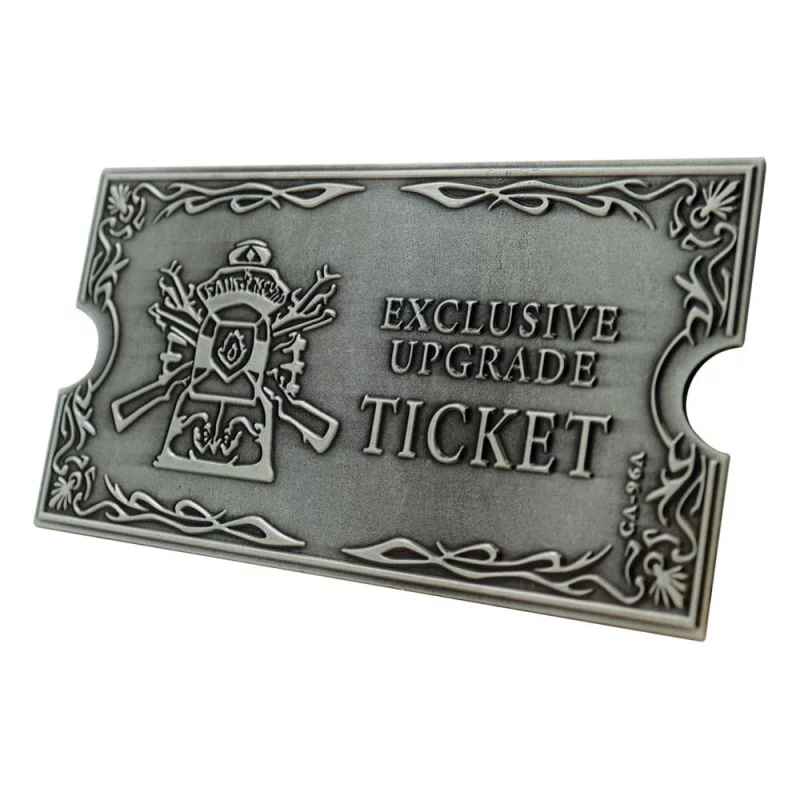 Resident Evil 4 Réplique 1/1 Metal Exclusive Upgrade Ticket