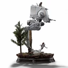 Star Wars Statue 1/20 Demi Art Scale AT-ST and Chewbacca 53cm