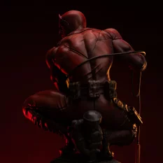 Marvel Statue 1/10 Deluxe Art Scale Daredevil Unleashed 22cm