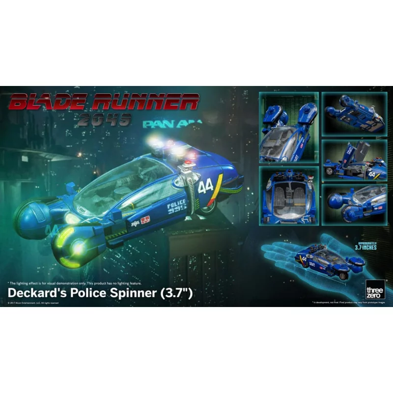 Blade Runner 2049 Deckard&#039;s Police Spinner Diecast 9cm