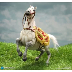 Napoleon White War Horse (Prancing) Collectible Figure 1/6 DID E60078