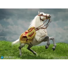 Napoleon White War Horse (Prancing) Collectible Figure 1/6 DID E60078
