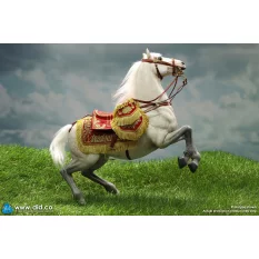 Napoleon White War Horse (Prancing) Collectible Figure 1/6 DID E60078