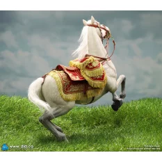 Napoleon White War Horse (Prancing) Collectible Figure 1/6 DID E60078