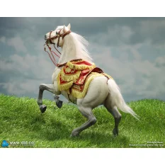 Napoleon White War Horse (Prancing) Collectible Figure 1/6 DID E60078