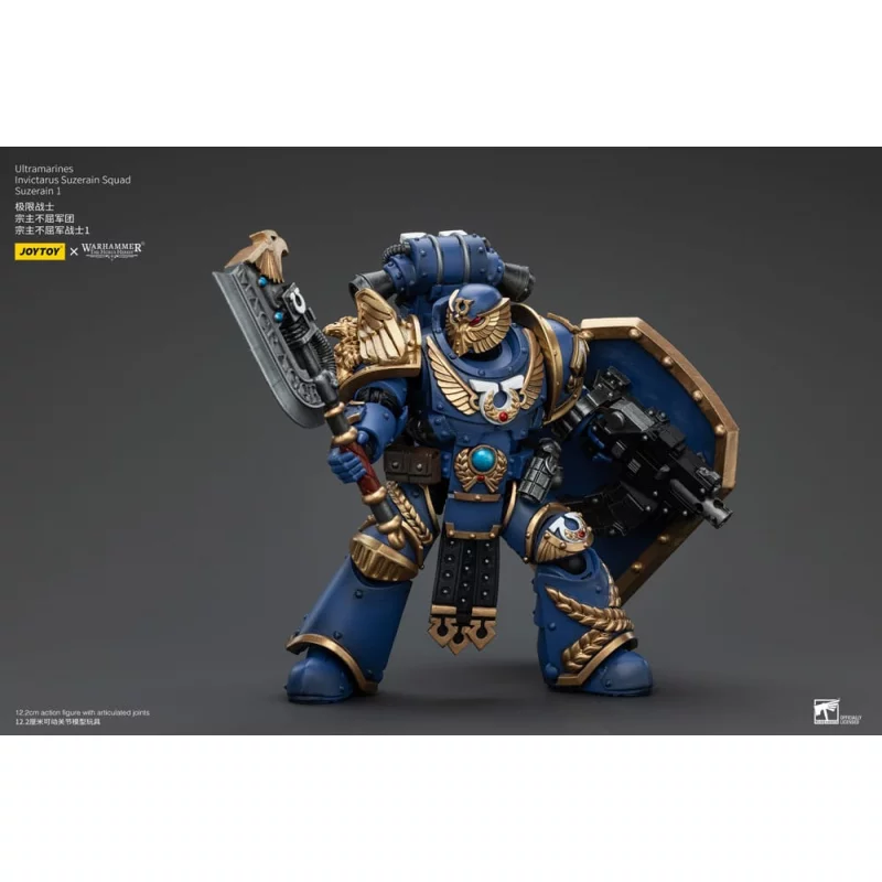 JOYTOY Warhammer 40K – Action Figure Ultramarines Invictarus Suzerain Squad 5 Pezzi 1/18