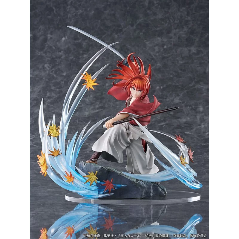 Rurouni Kenshin: Meiji Kenkaku Romantan Kyoto Douran Figure 1/7 Kenshin Himura Souryusen Ver. 27cm