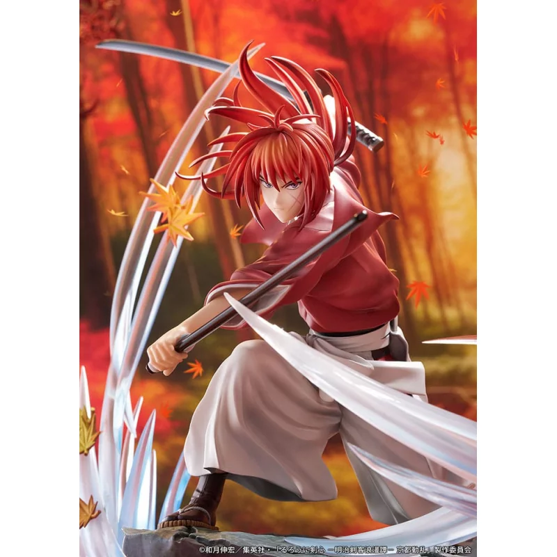 Rurouni Kenshin: Meiji Kenkaku Romantan Kyoto Douran Figure 1/7 Kenshin Himura Souryusen Ver. 27cm
