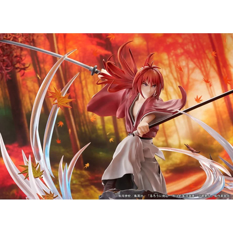 Rurouni Kenshin: Meiji Kenkaku Romantan Kyoto Douran Figure 1/7 Kenshin Himura Souryusen Ver. 27cm
