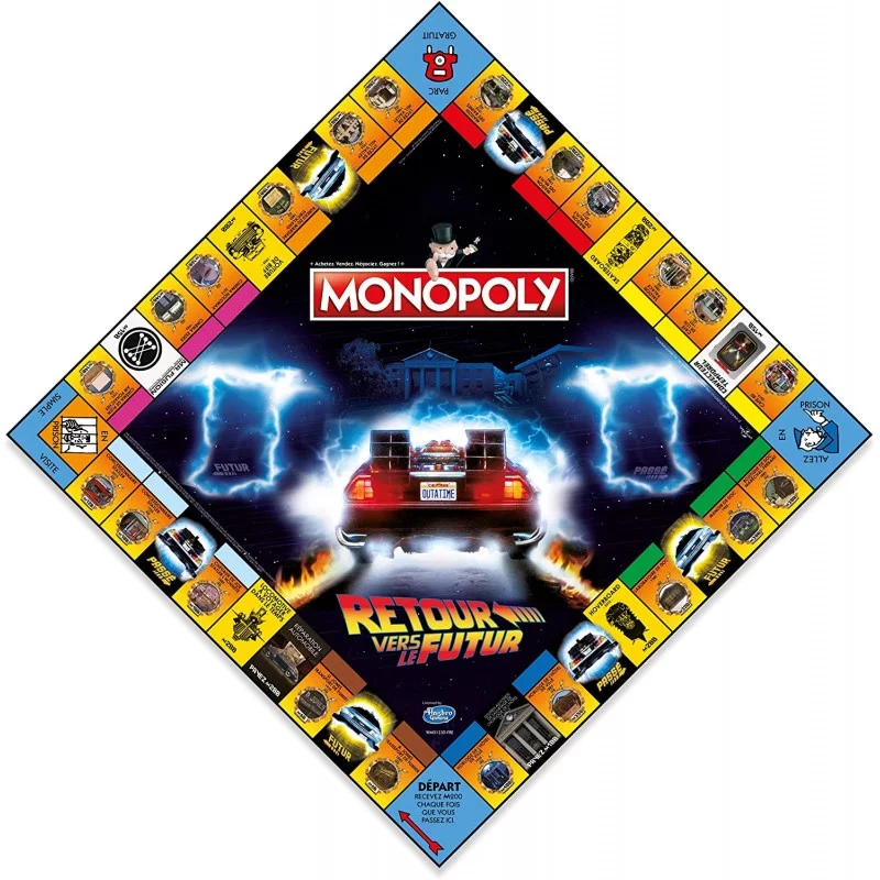 Monopoly Jeu de Société Retour vers le Futur *Français*