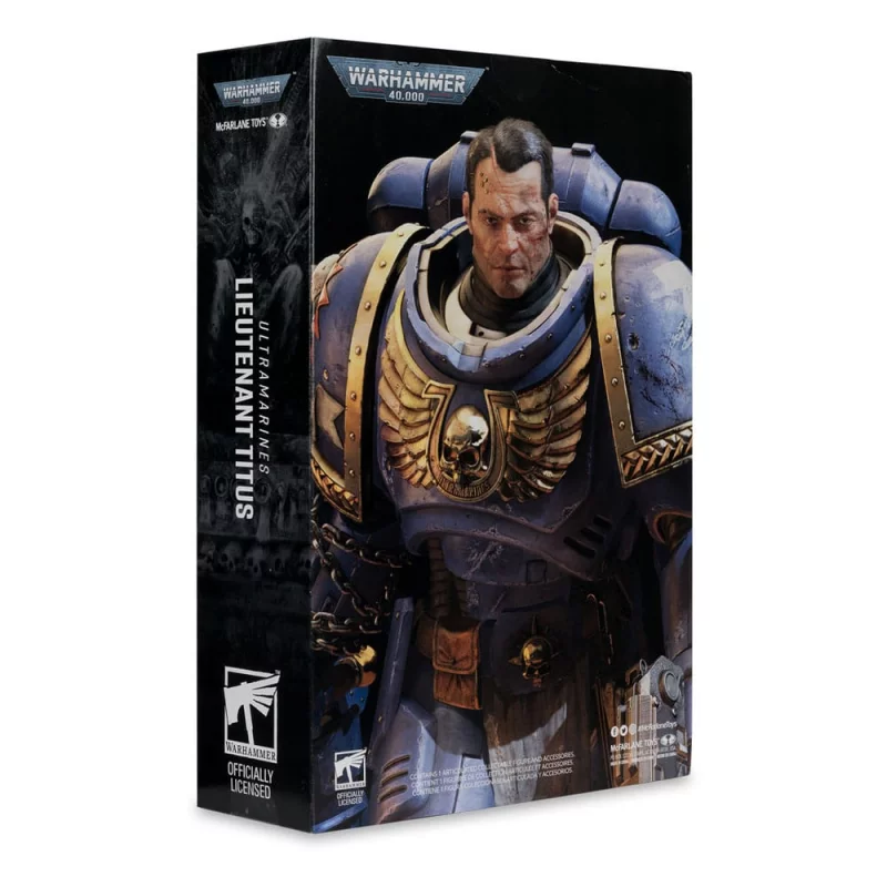 Warhammer 40,000 Action Figurine Ultramarines: Lieutenant Titus 18cm