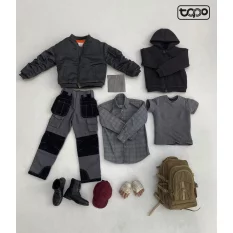 Clothing Set & Body 1/6 Batman Pattinson Nomad Riding TOPO STUDIO TP019B