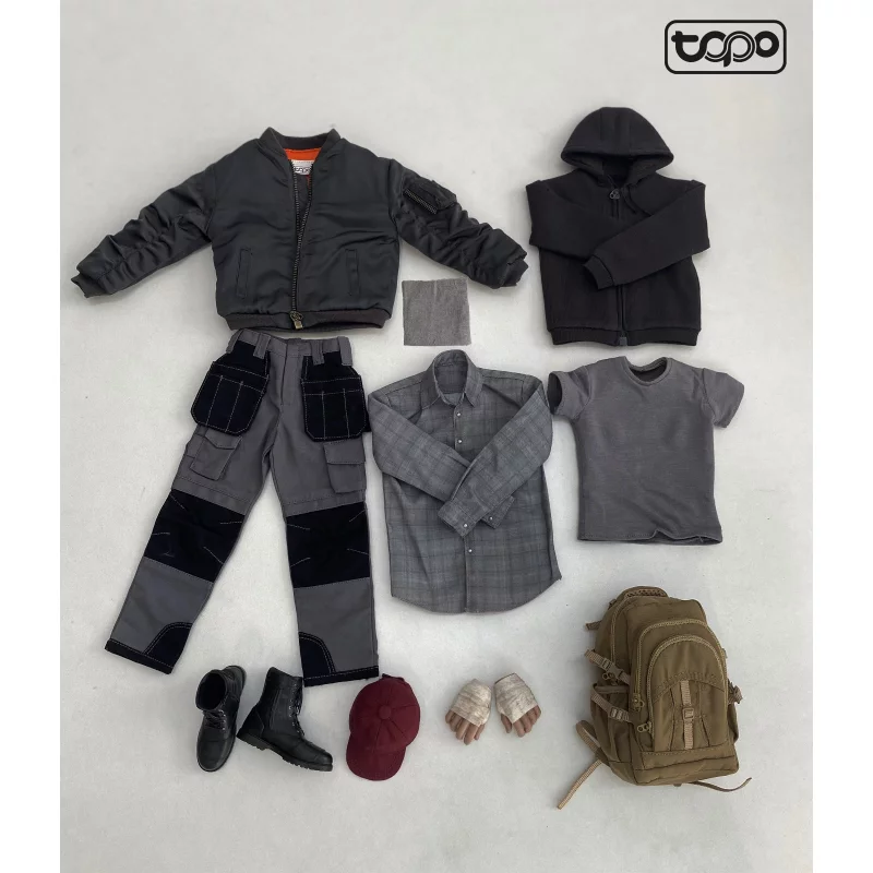 Clothing Set &amp; Body 1/6 Batman Pattinson Nomad Riding TOPO STUDIO TP019B